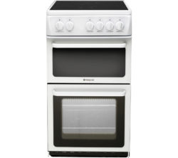 HOTPOINT  HAE51PS Electric Ceramic Cooker - White
